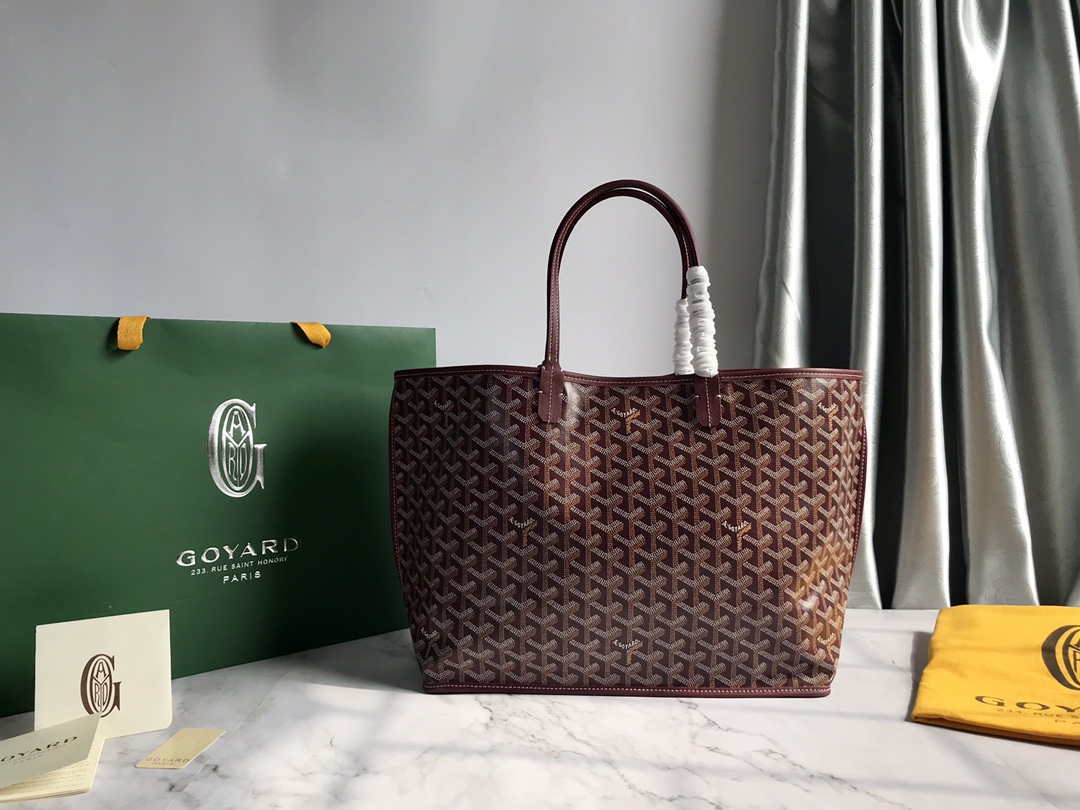 Goyard GMLTY01CL03P Saint Louis GM Bag Wine Red - Default Title - View 2