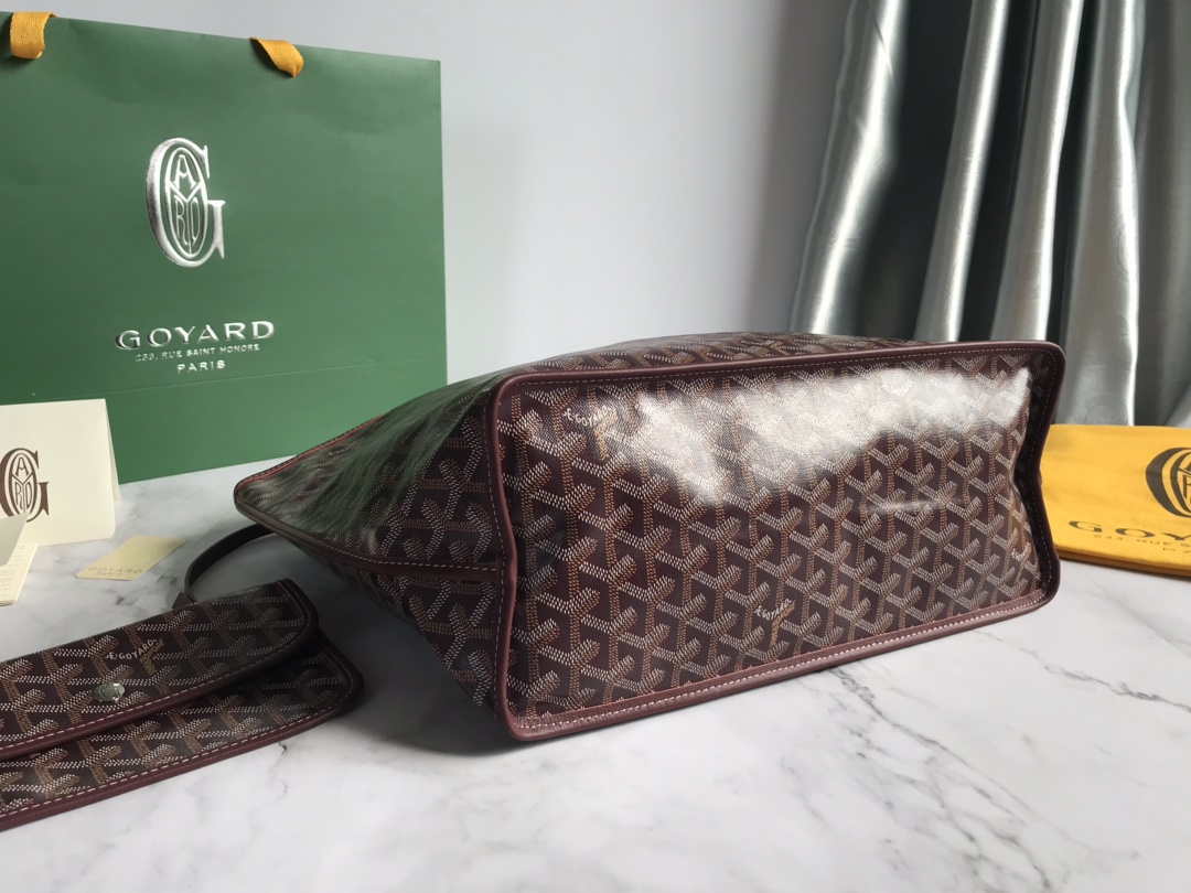 Goyard GMLTY01CL03P Saint Louis GM Bag Wine Red - Default Title - View 4
