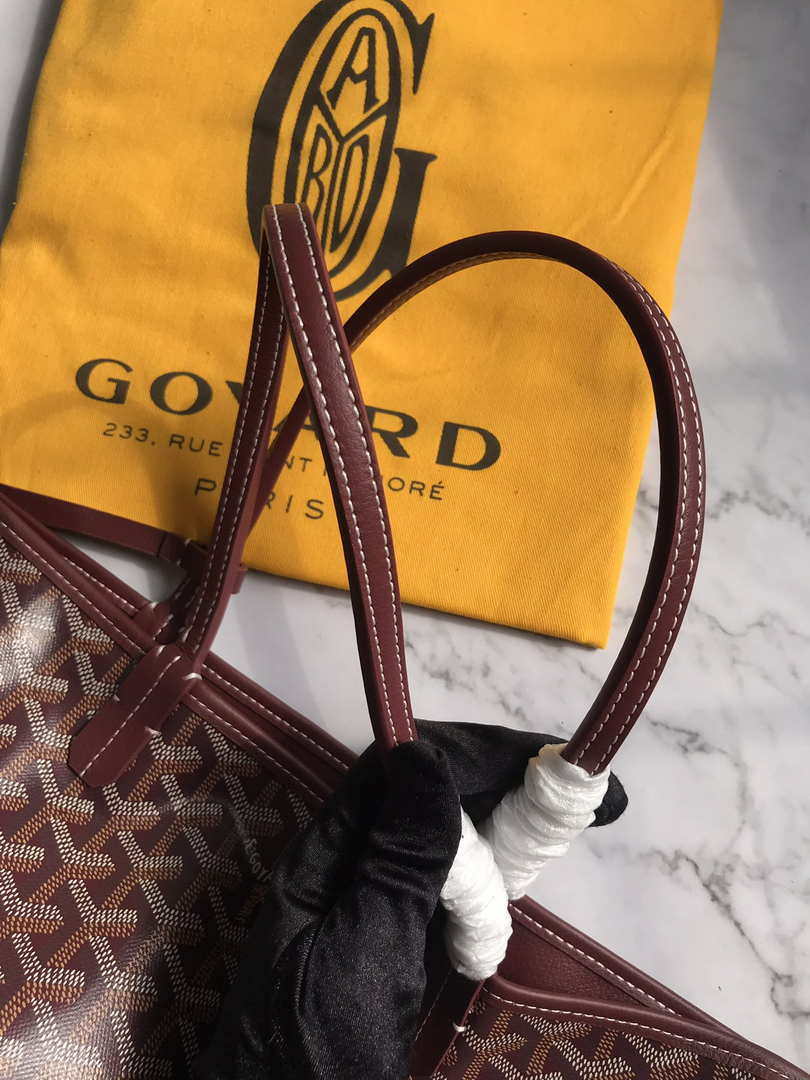 Goyard GMLTY01CL03P Saint Louis GM Bag Wine Red - Default Title - View 6