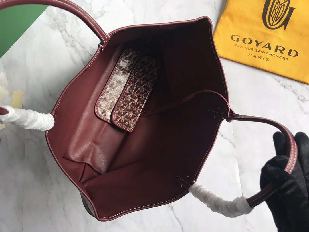 Goyard GMLTY01CL03P Saint Louis GM Bag Wine Red - Default Title - View 9
