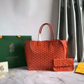 Goyard GMLTY01CL03P Saint Louis GM Bag Orange - Default Title - View 1