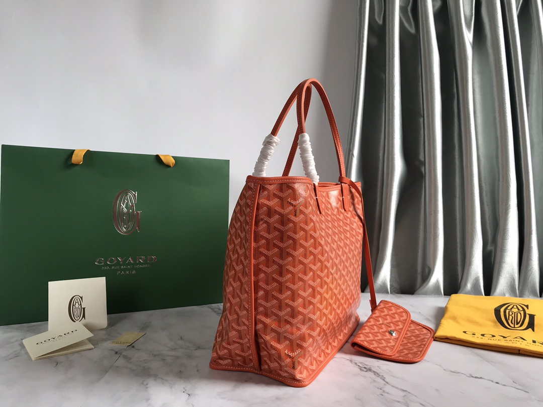 Goyard GMLTY01CL03P Saint Louis GM Bag Orange - Default Title - View 2