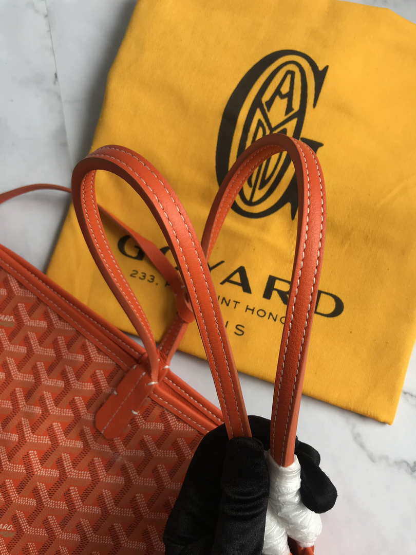 Goyard GMLTY01CL03P Saint Louis GM Bag Orange - Default Title - View 6