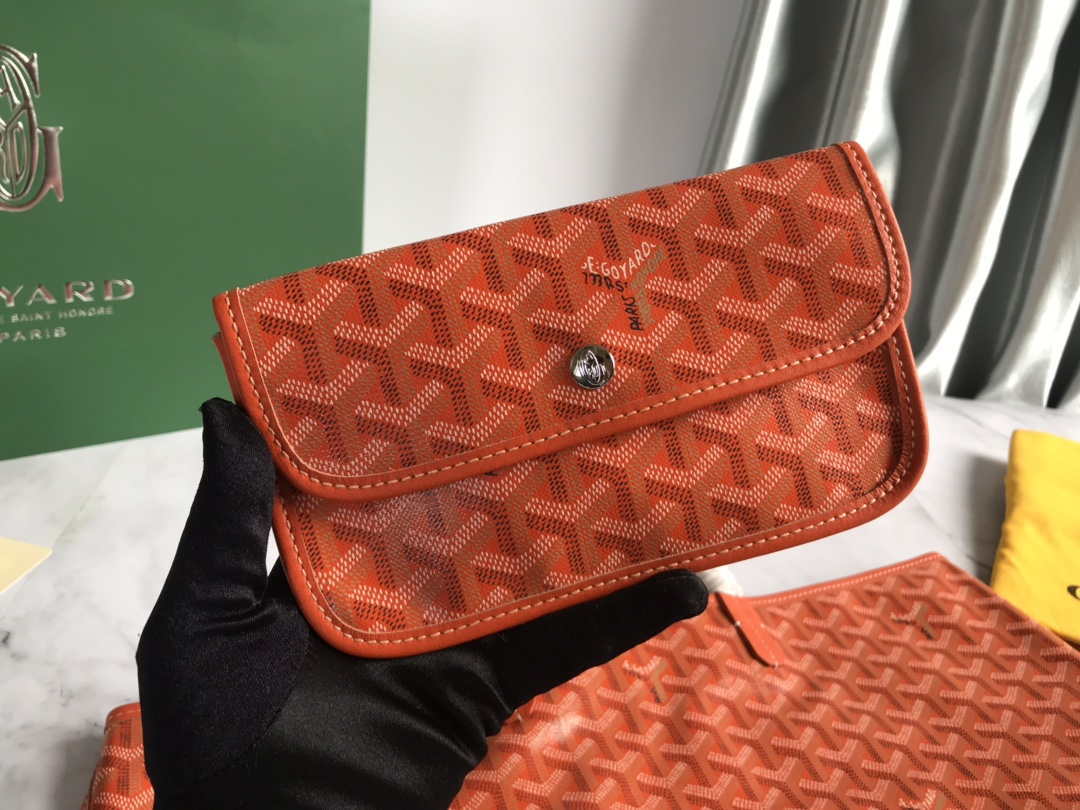 Goyard GMLTY01CL03P Saint Louis GM Bag Orange - Default Title - View 7