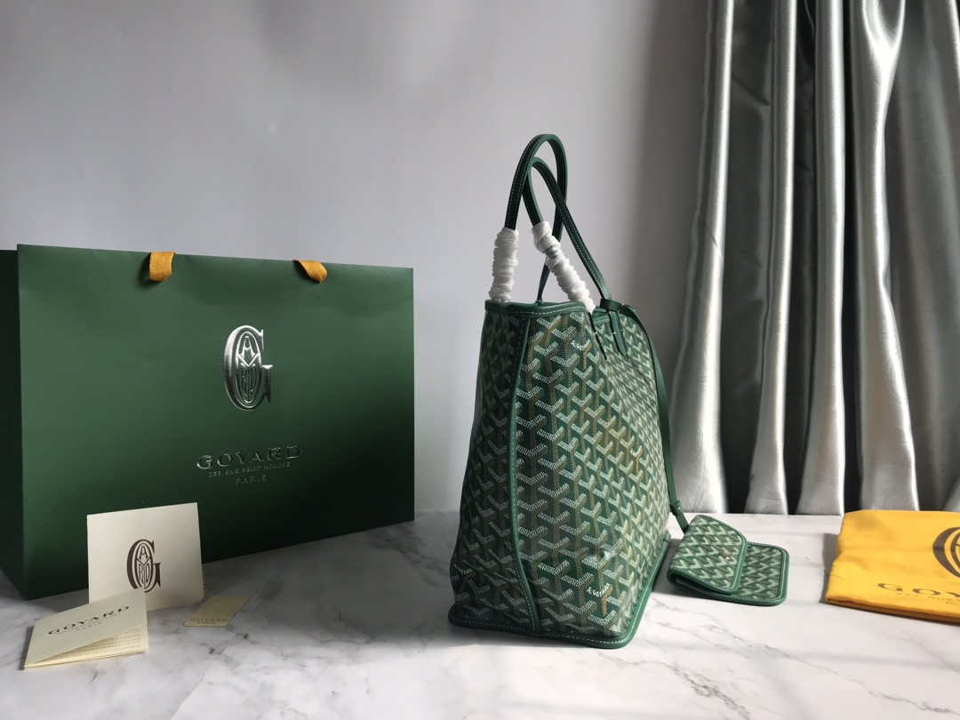 Goyard GMLTY01CL03P Saint Louis GM Bag Green - Default Title - View 3
