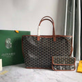 Goyard GMLTY01CL03P Saint Louis GM Bag Black with Brown - Default Title - View 1