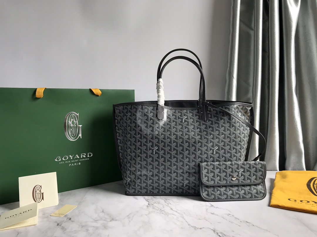 Goyard GMLTY01CL03P Saint Louis GM Bag Grey - Default Title - View 1