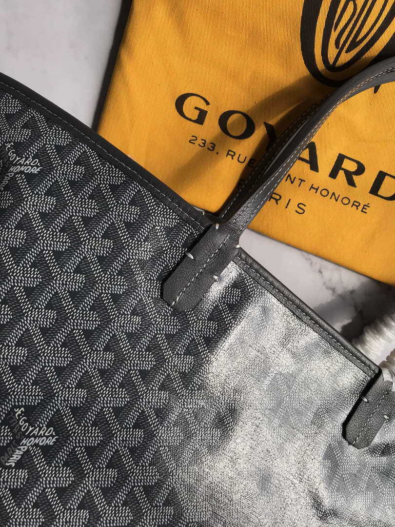 Goyard GMLTY01CL03P Saint Louis GM Bag Grey - Default Title - View 5