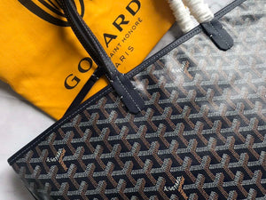 Goyard GMLTY01CL03P Saint Louis GM Bag Brown with Navy Blue - Default Title - View 5