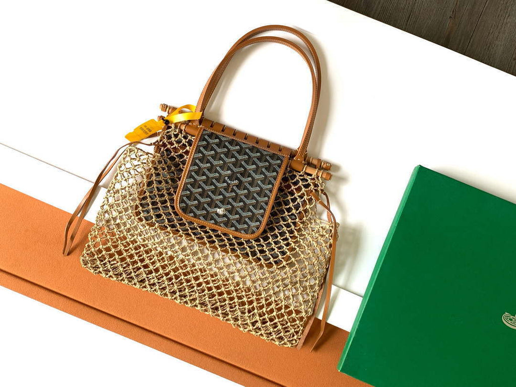 Goyard GY8112 Sac Aligre PM Mesh Bag Black