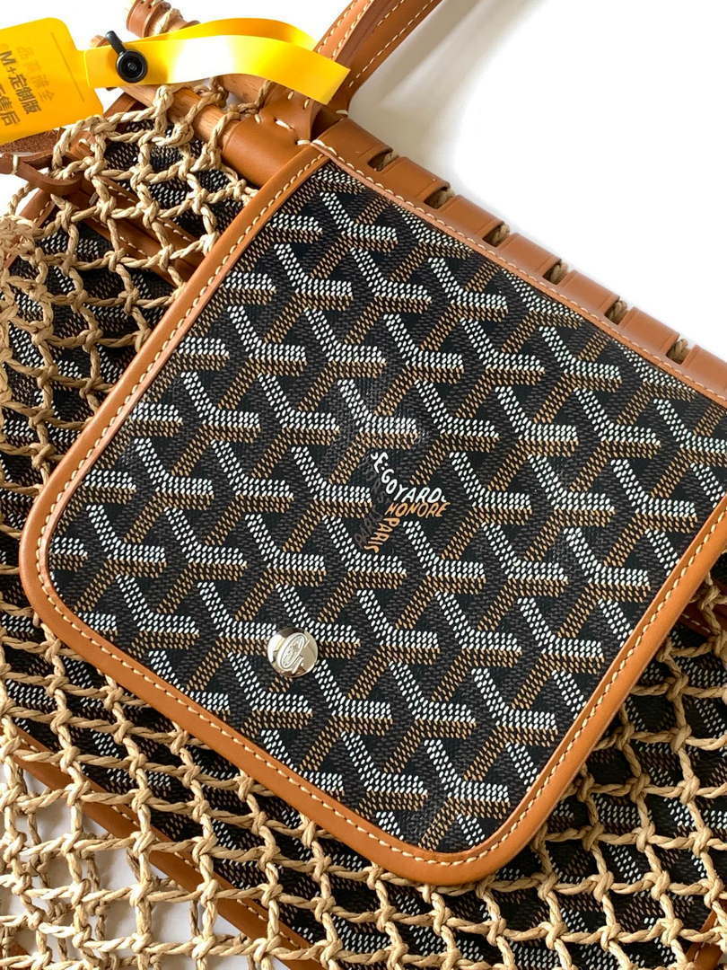 Goyard GY8112 Sac Aligre PM Mesh Bag Black