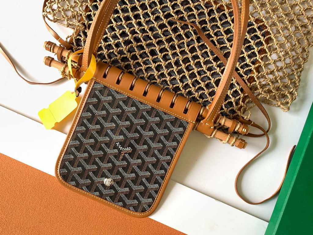 Goyard GY8112 Sac Aligre PM Mesh Bag Black