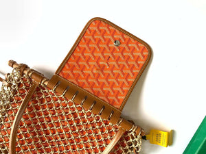 Goyard GY8112 Sac Aligre PM Mesh Bag Orange - Default Title - View 3