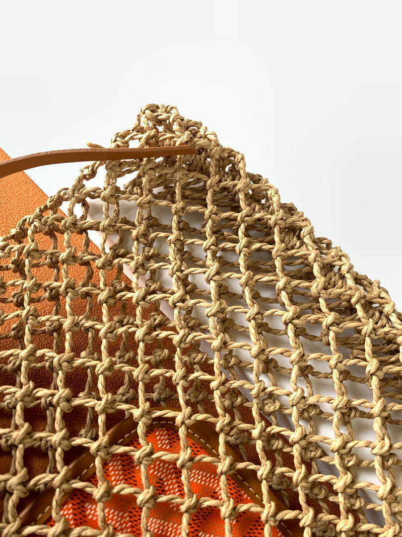 Goyard GY8112 Sac Aligre PM Mesh Bag Orange