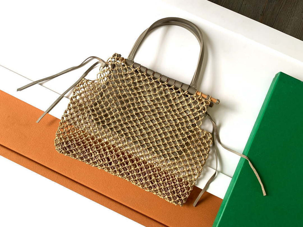 Goyard GY8112 Sac Aligre PM Mesh Bag Gray
