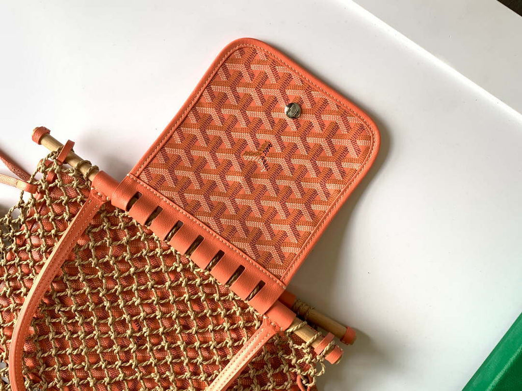 Goyard GY8112 Sac Aligre PM Mesh Bag Pink