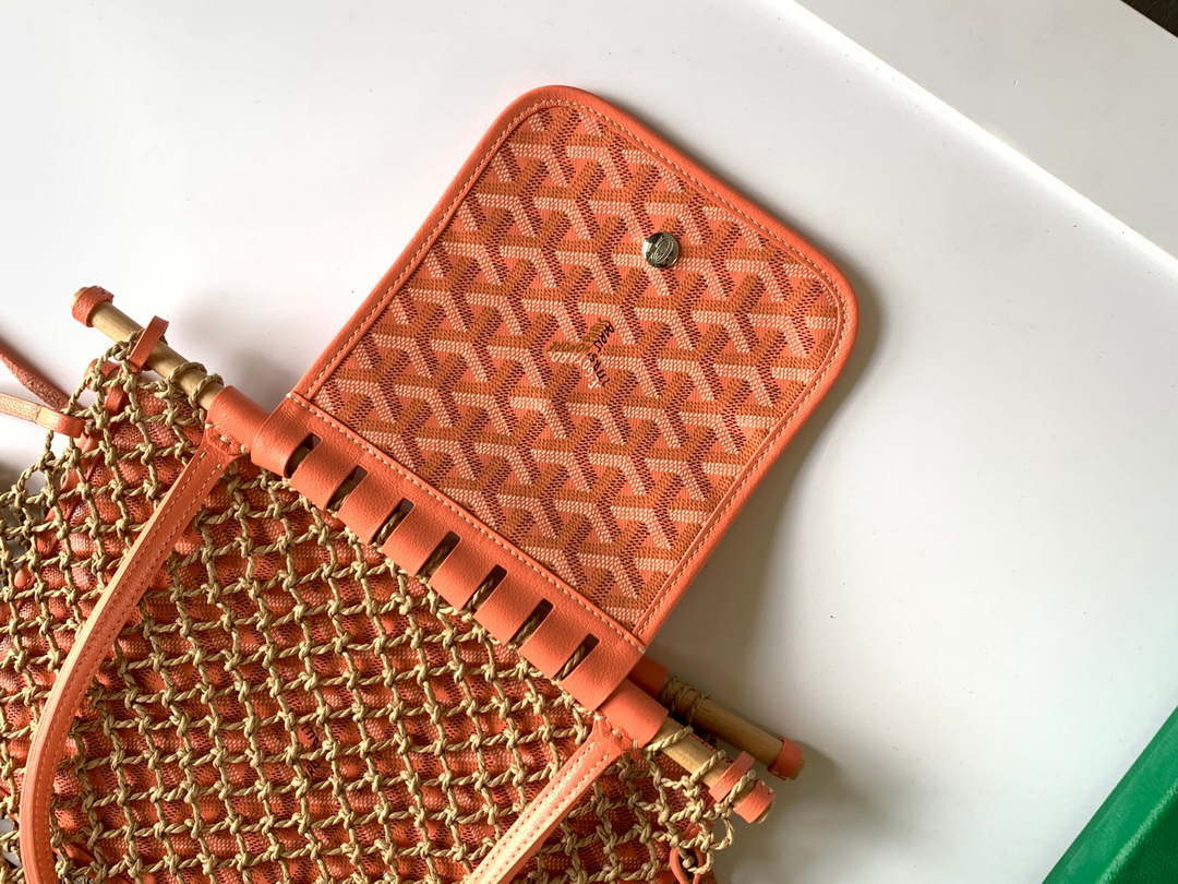 Goyard GY8112 Sac Aligre PM Mesh Bag Pink