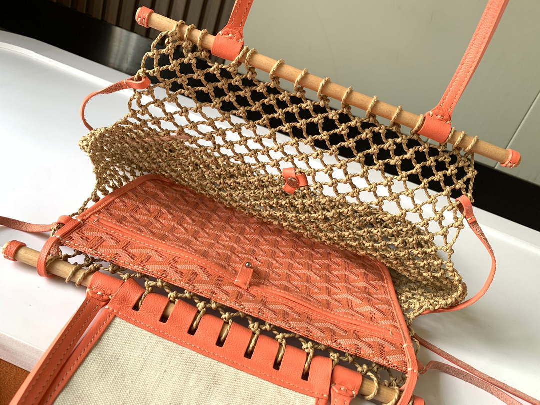 Goyard GY8112 Sac Aligre PM Mesh Bag Pink