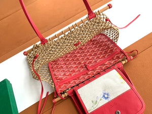 Goyard GY8112 Sac Aligre PM Mesh Bag Red - Default Title - View 4