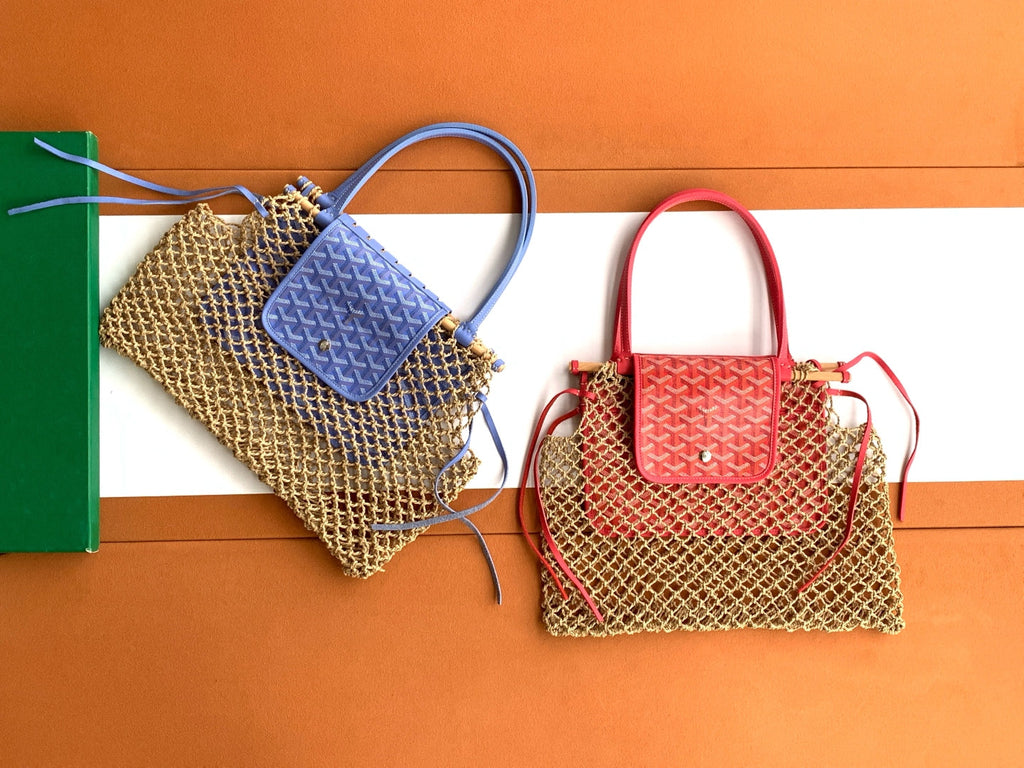 Goyard GY8112 Sac Aligre PM Mesh Bag Red