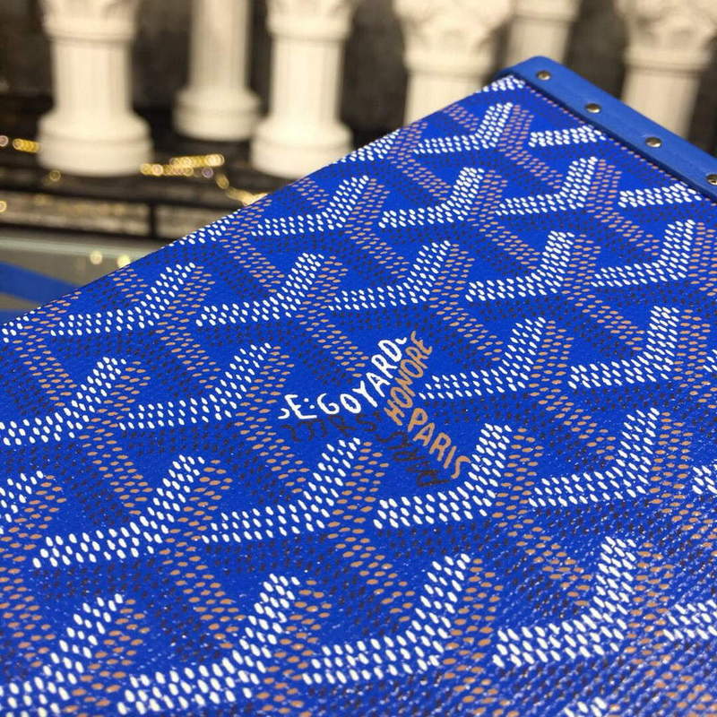 Goyard MINA08PMLTY01CL01P Minaudi¨¨re Trunk Bag Blue