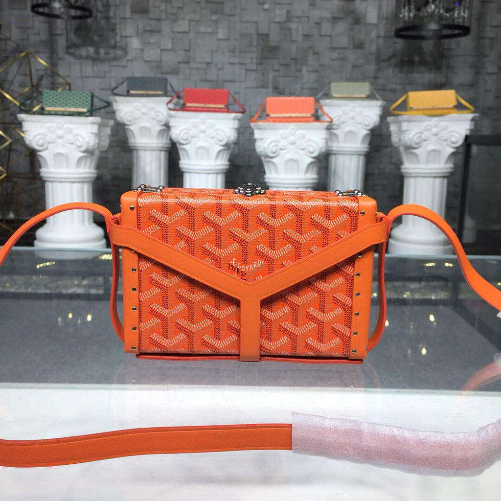 Goyard MINA08PMLTY01CL01P Minaudi¨¨re Trunk Bag Orange
