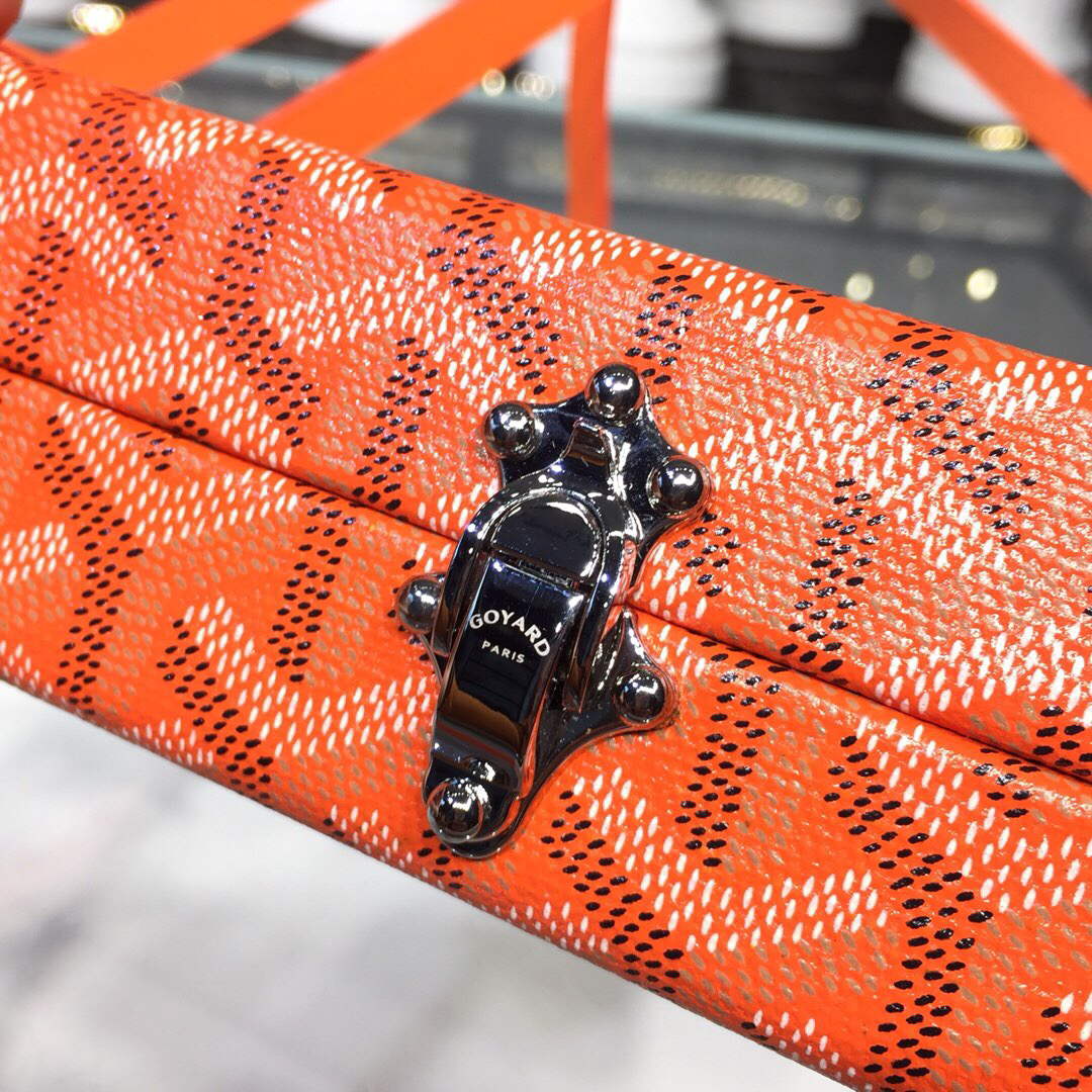 Goyard MINA08PMLTY01CL01P Minaudi¨¨re Trunk Bag Orange