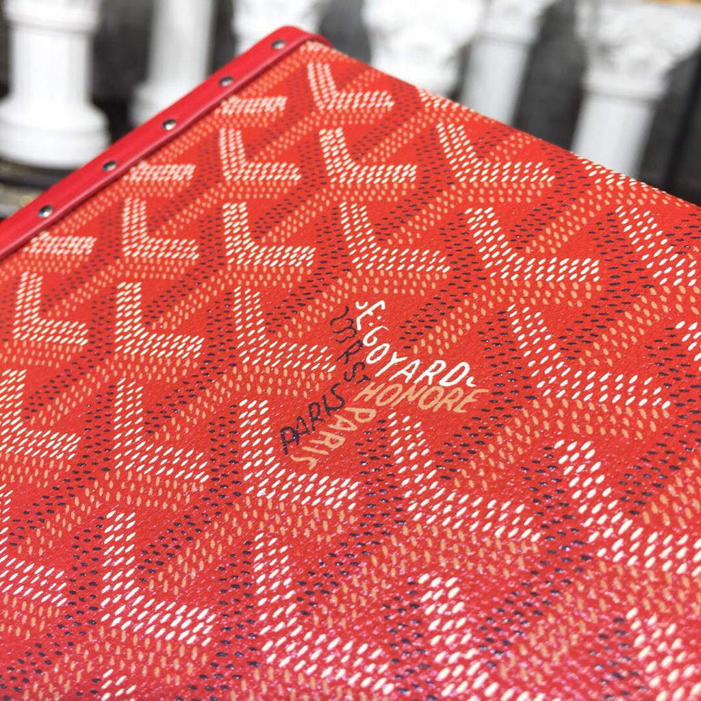 Goyard MINA08PMLTY01CL01P Minaudi¨¨re Trunk Bag Red