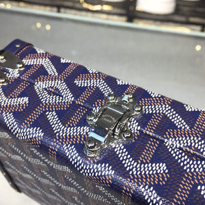 Goyard MINA08PMLTY01CL01P Minaudi¨¨re Trunk Bag Navy Blue - Default Title - View 4
