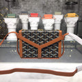 Goyard MINA08PMLTY01CL01P Minaudi¨¨re Trunk Bag Brown