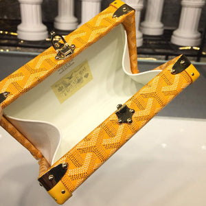 Goyard MINA08PMLTY01CL01P Minaudi¨¨re Trunk Bag Yellow - Default Title - View 7