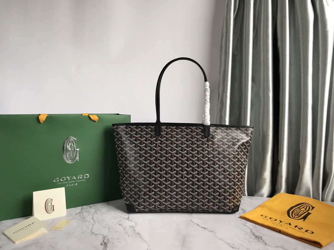 Goyard MMLTY01CL03P Artois MM Bag Black with Brown - Default Title - View 1