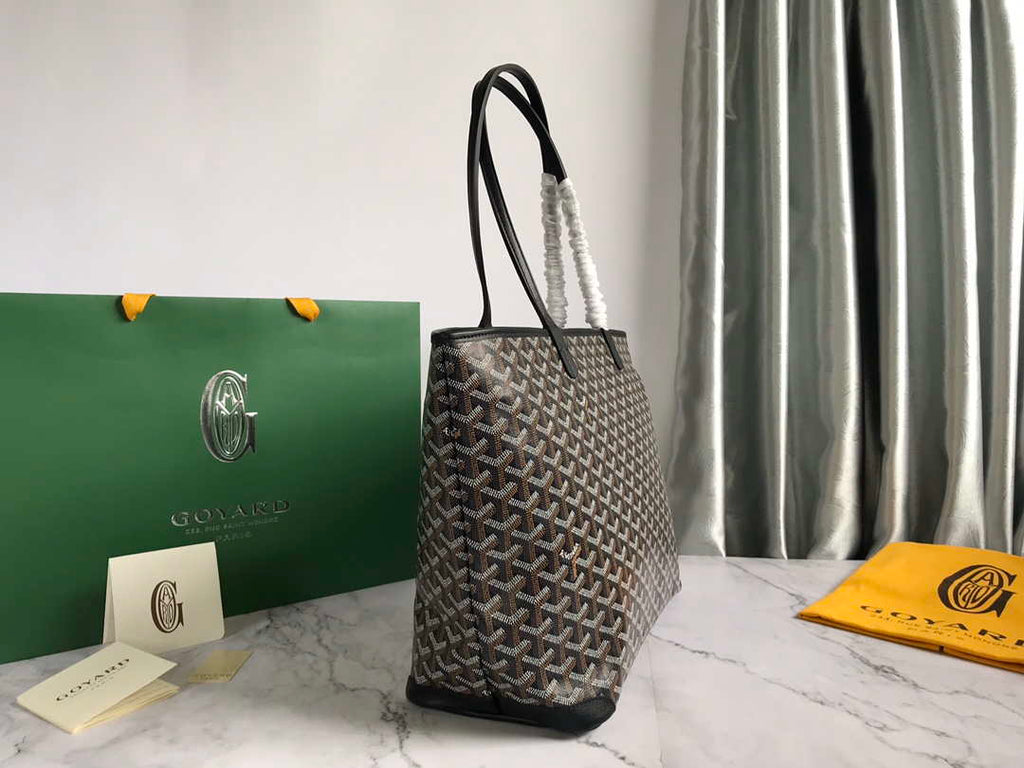 Goyard MMLTY01CL03P Artois MM Bag Black with Brown