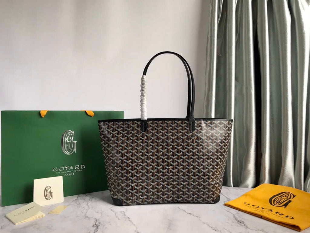 Goyard MMLTY01CL03P Artois MM Bag Black with Brown