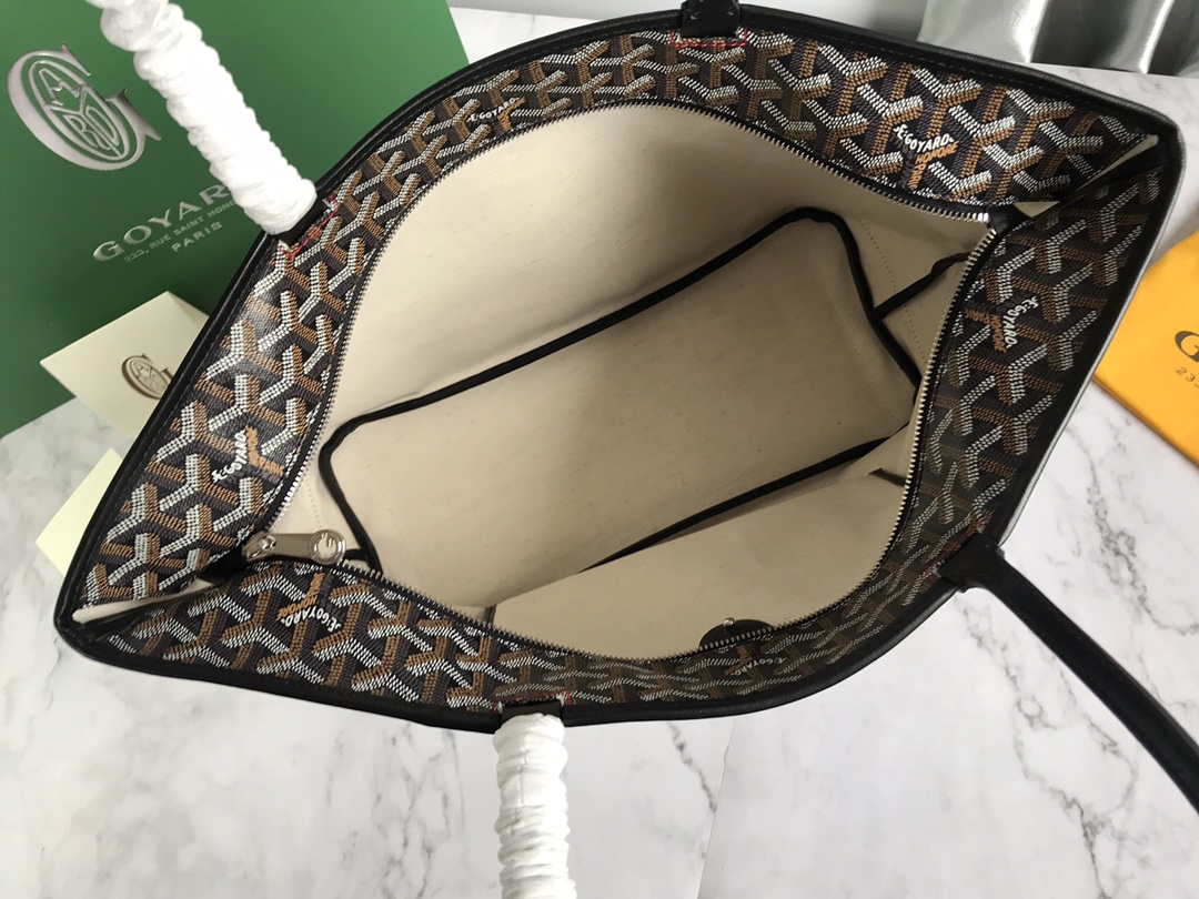 Goyard MMLTY01CL03P Artois MM Bag Black with Brown - Default Title - View 7
