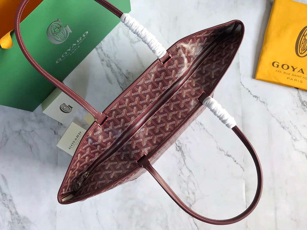 Goyard MMLTY01CL03P Artois MM Bag Wine Red