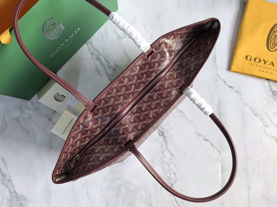 Goyard MMLTY01CL03P Artois MM Bag Wine Red