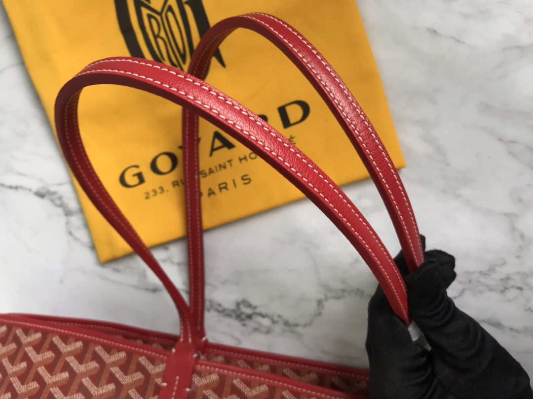 Goyard MMLTY01CL03P Artois MM Bag Red - Default Title - View 6