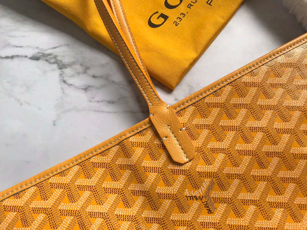 Goyard MMLTY01CL03P Artois MM Bag Yellow