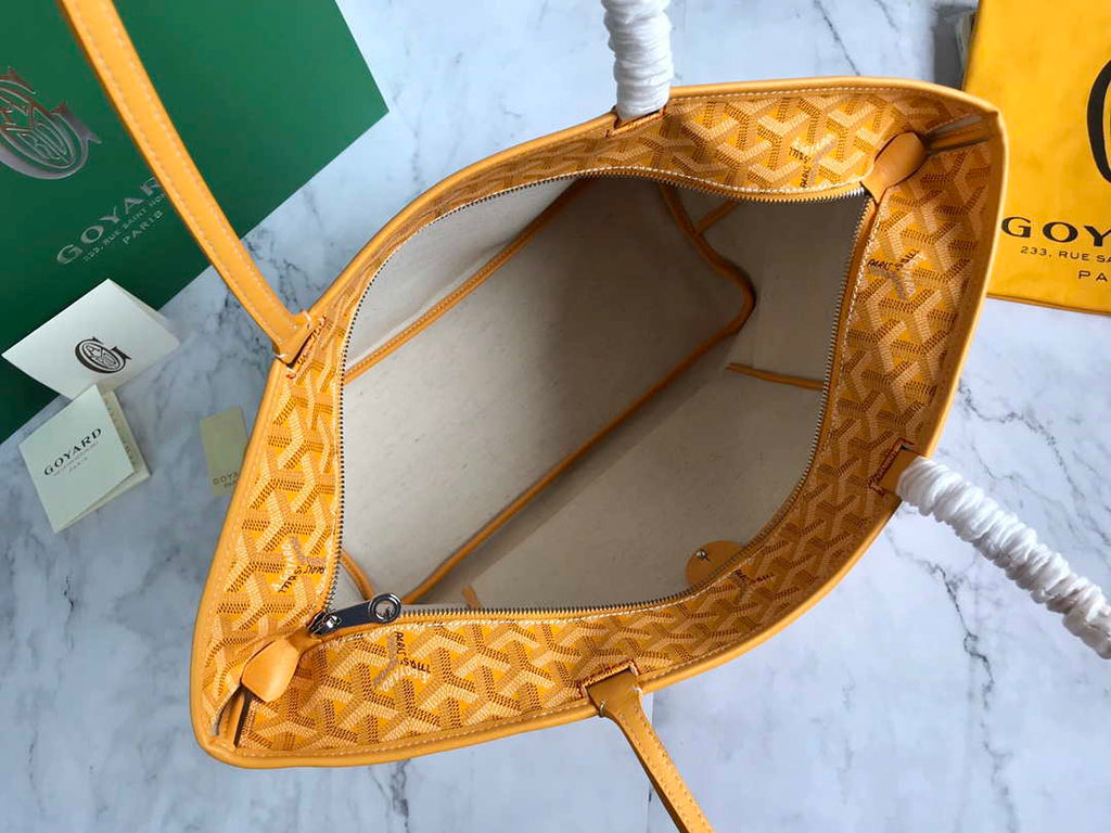 Goyard MMLTY01CL03P Artois MM Bag Yellow