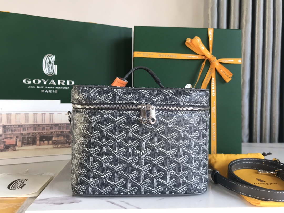 Goyard MUSEVAPMLTY01CL03P Muse Vanity Case PM Bag Gray - Default Title - View 1