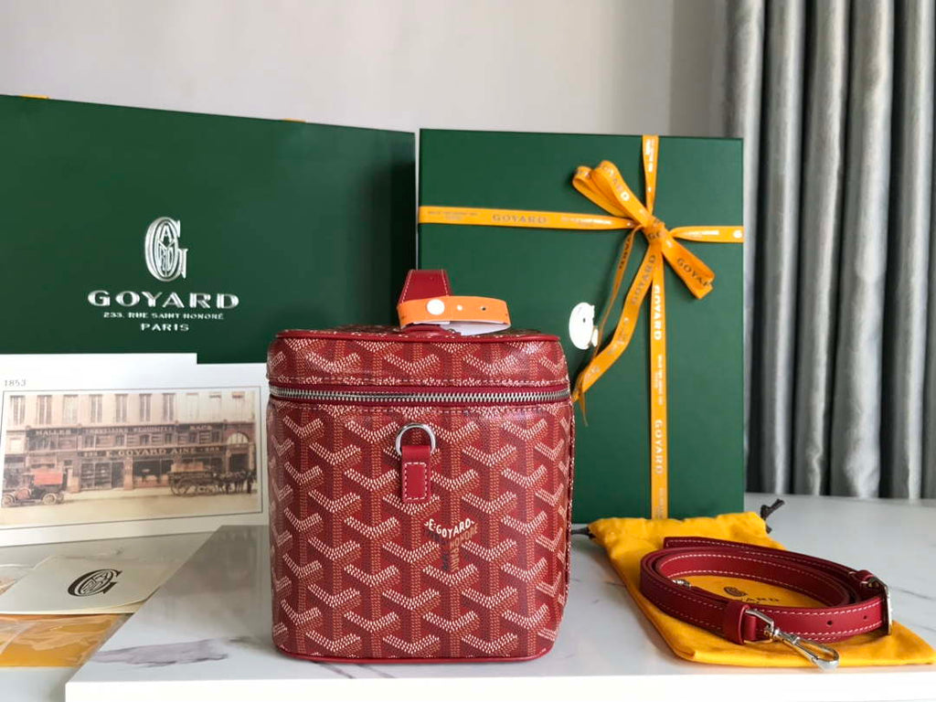 Goyard MUSEVAPMLTY01CL03P Muse Vanity Case PM Bag Red