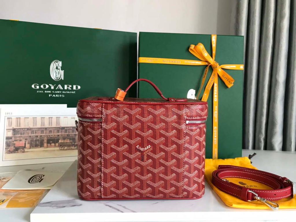 Goyard MUSEVAPMLTY01CL03P Muse Vanity Case PM Bag Red