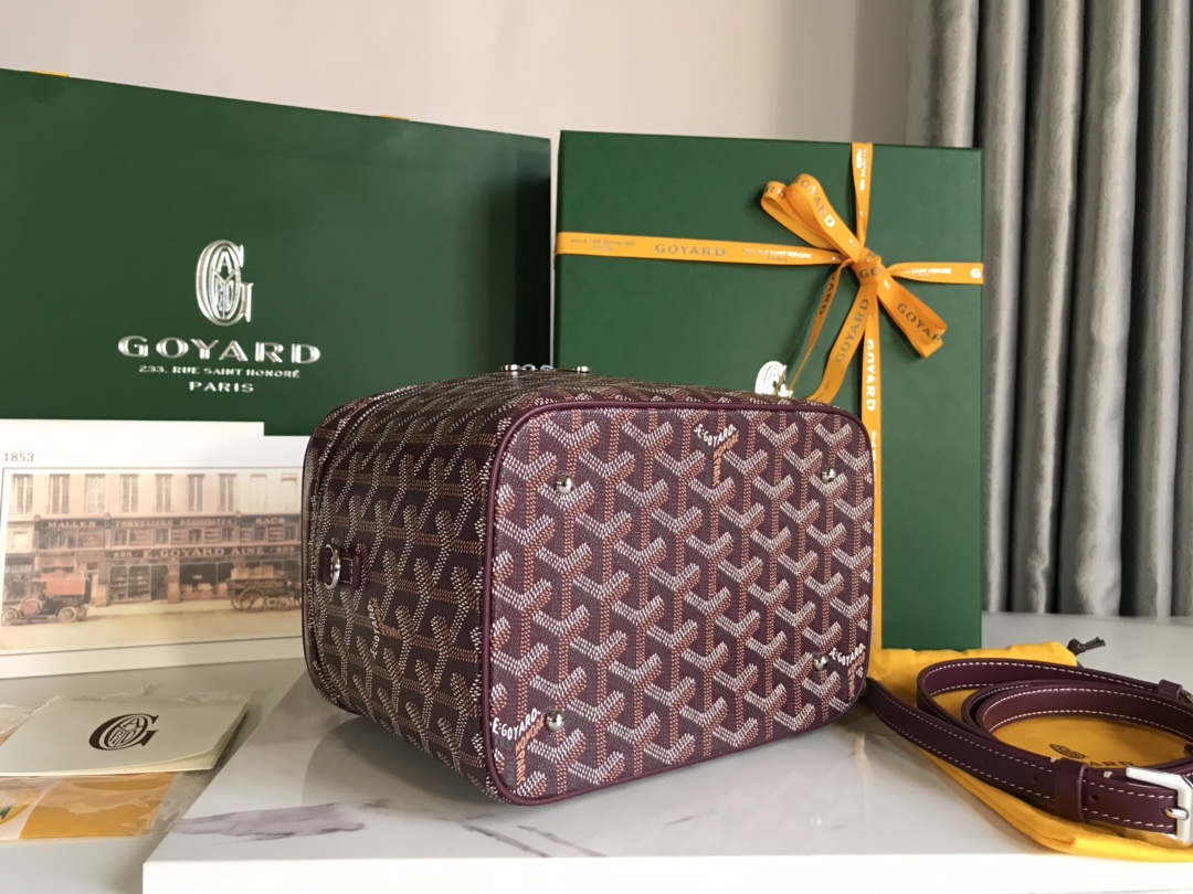 Goyard MUSEVAPMLTY01CL03P Muse Vanity Case PM Bag Wine Red - Default Title - View 4