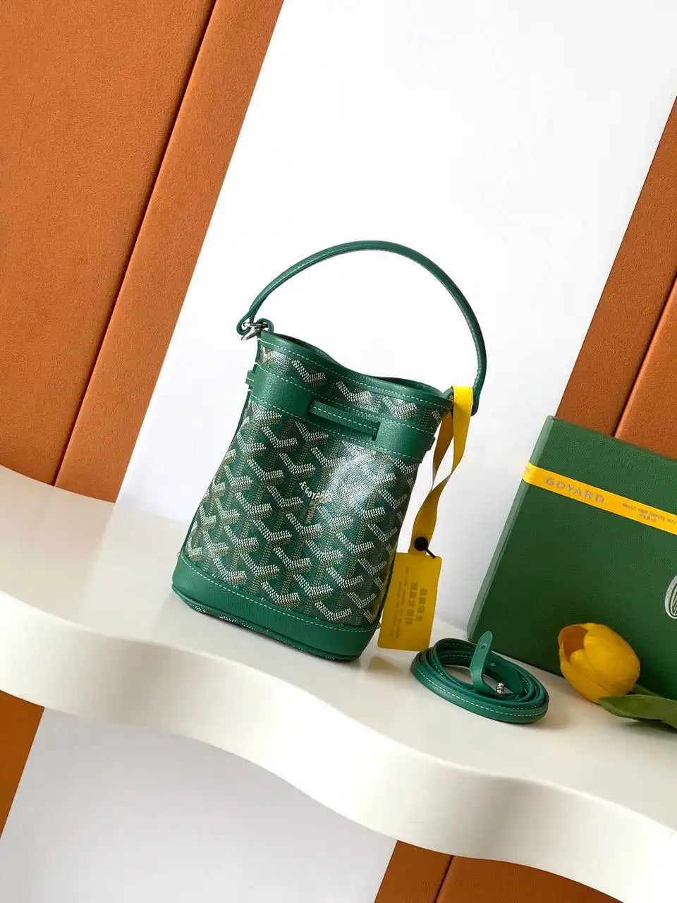 Goyard PEFLOTMINTY01CL03P Petit Flot Mini bucket bag Gy9023