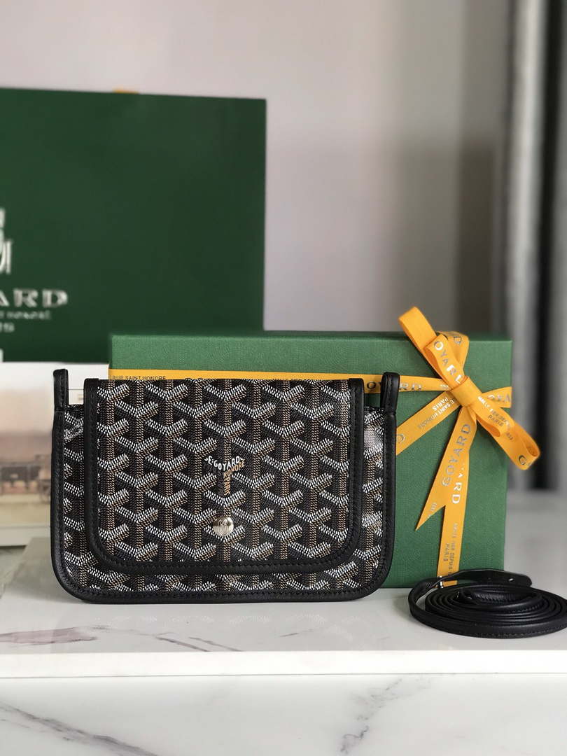 Goyard PLUMETPMLTY50CL50P Portefeuille Plumet Pocket Wallet Black - Default Title - View 1