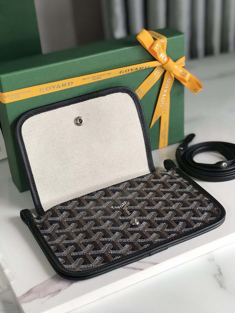 Goyard PLUMETPMLTY50CL50P Portefeuille Plumet Pocket Wallet Black - Default Title - View 3