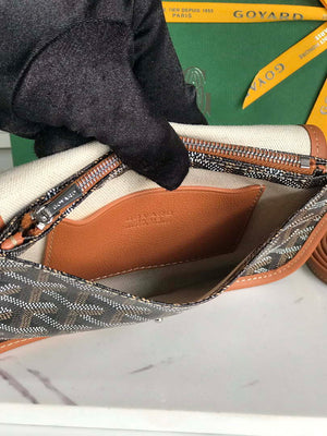 Goyard PLUMETPMLTY50CL50P Portefeuille Plumet Pocket Wallet Black& Brown - Default Title - View 8