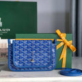Goyard PLUMETPMLTY50CL50P Portefeuille Plumet Pocket Wallet Blue - Default Title - View 1