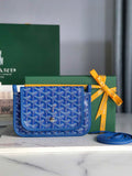 Goyard PLUMETPMLTY50CL50P Portefeuille Plumet Pocket Wallet Blue